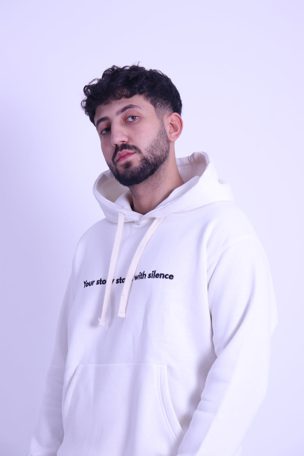 your story hoodie - off white