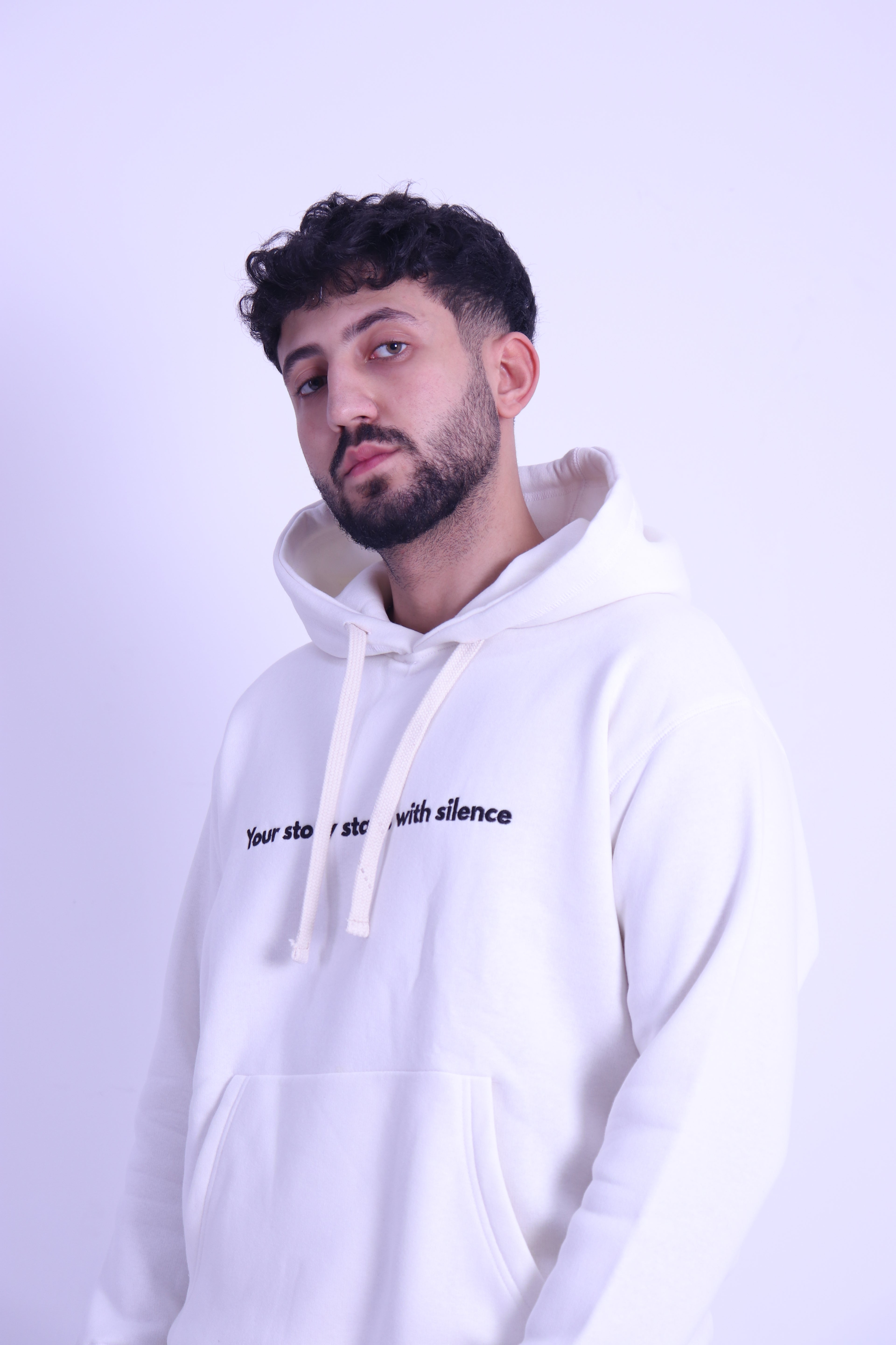 your story hoodie - off white