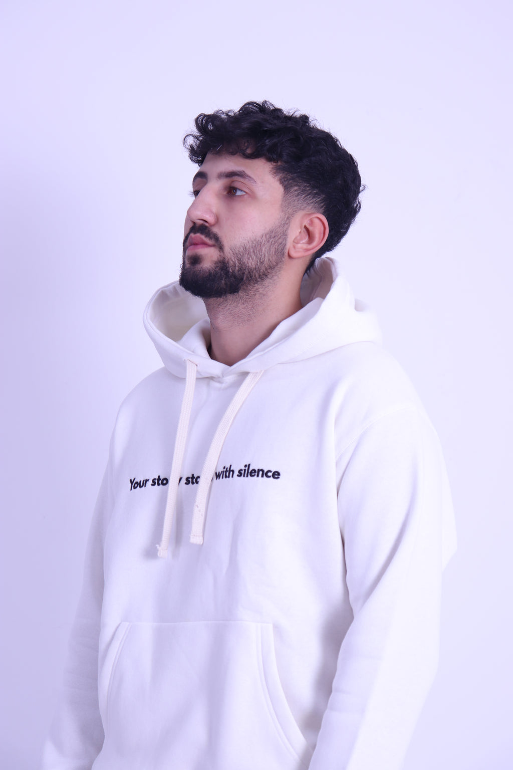 your story hoodie - off white