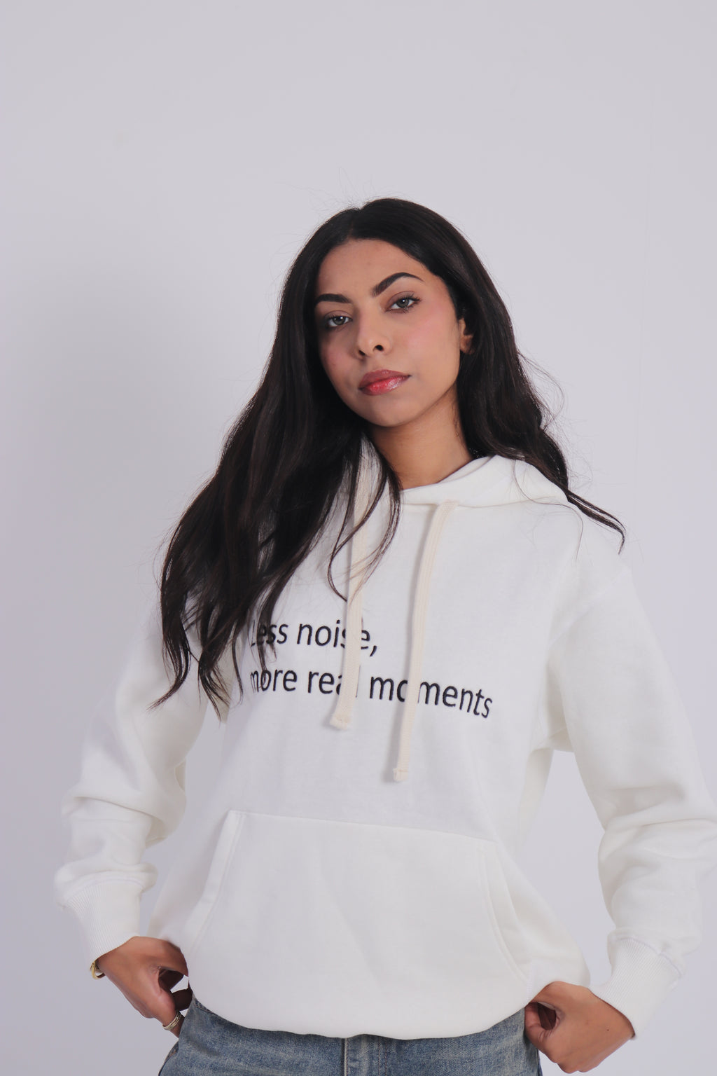 less noise hoodie - off white