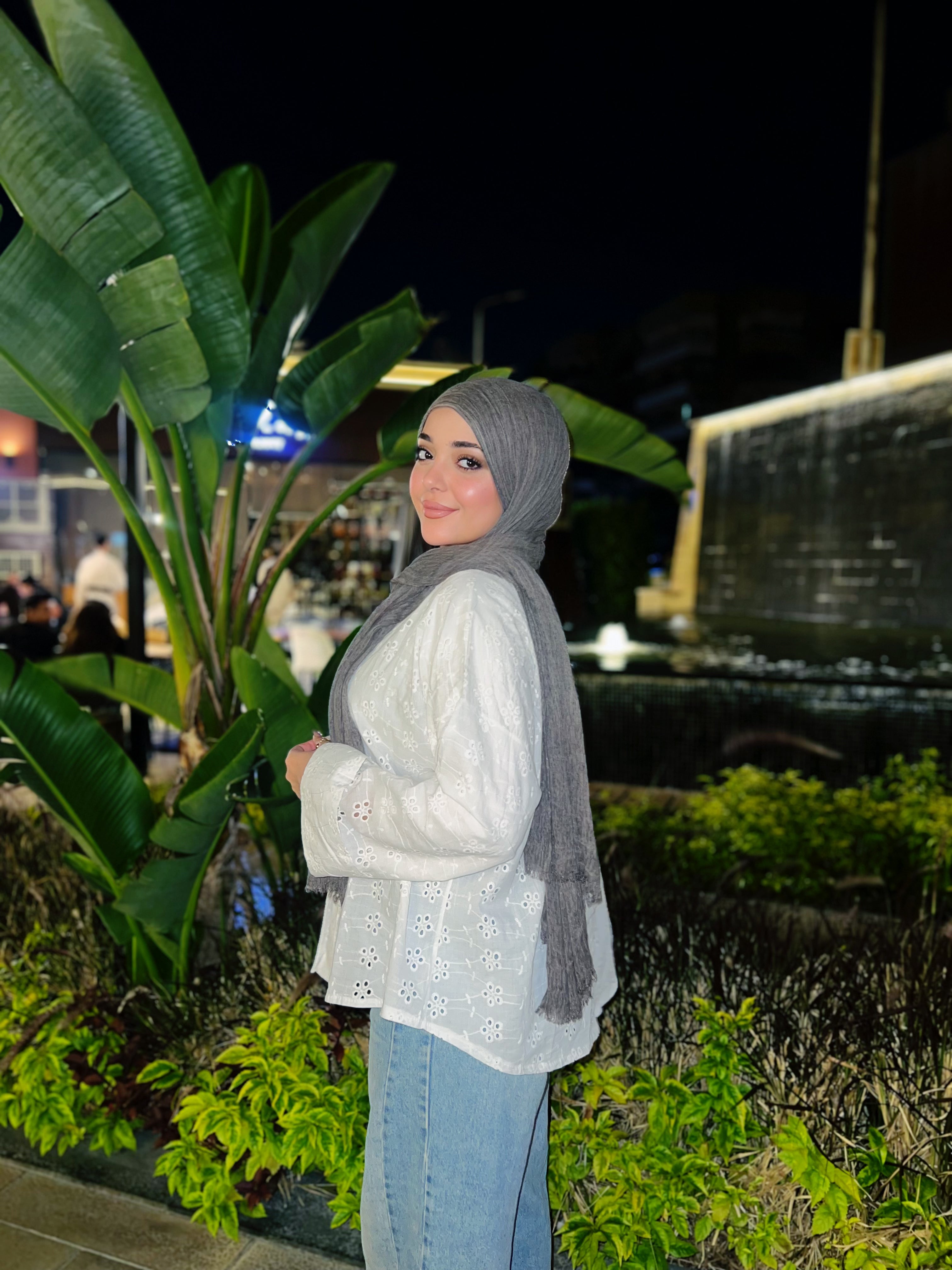 White Broderie Blouse