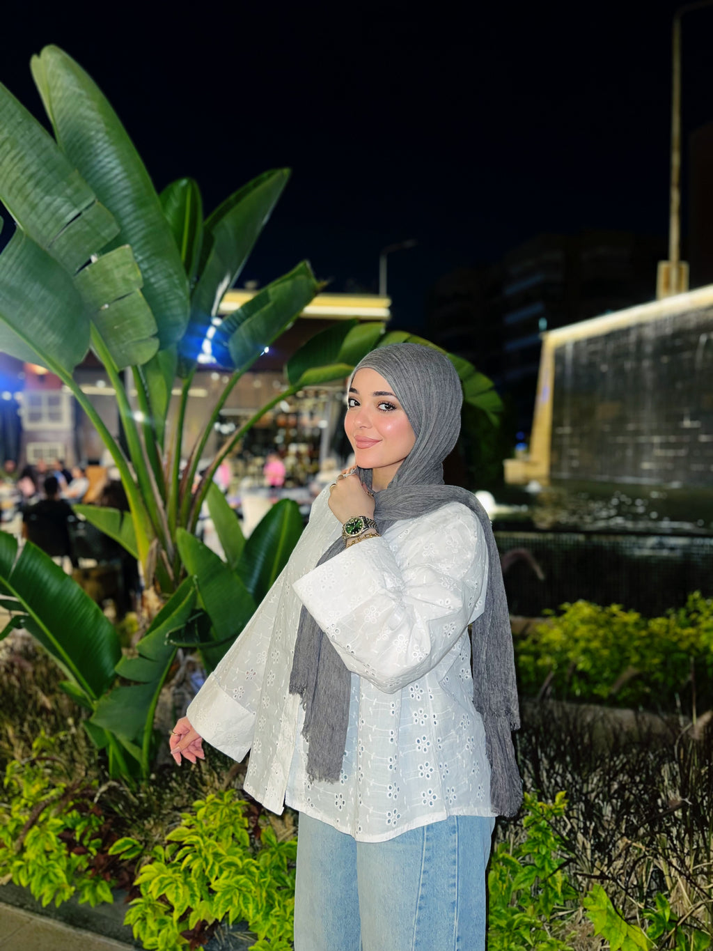 White Broderie Blouse