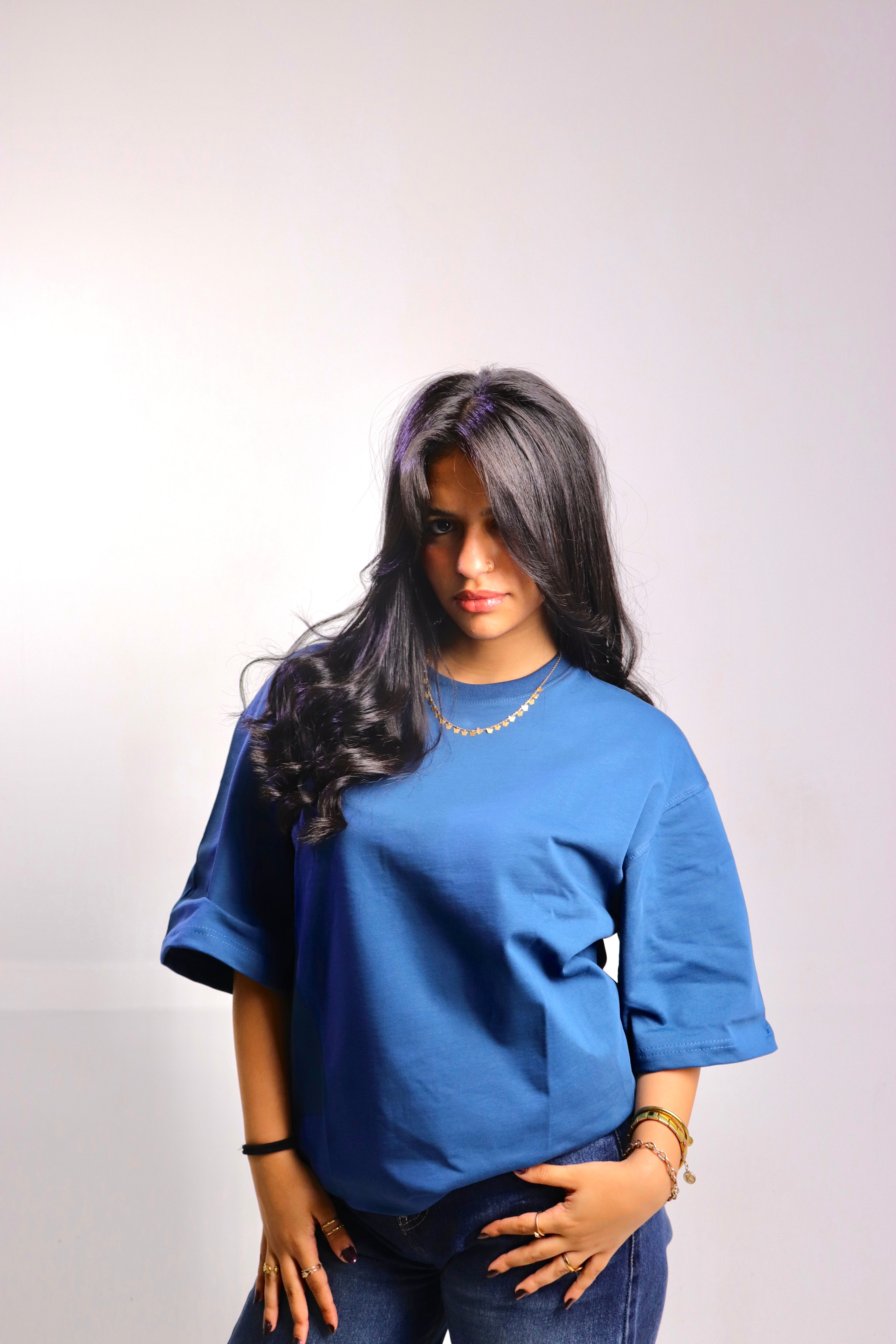 petrol oversized T-shirt